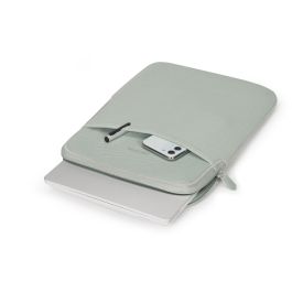 DICOTA D31999-DFS Funda Sleeve Eco SLIM L para Microsoft Surface 14-15" de Neopreno Reciclado Color Silver Sage Gris