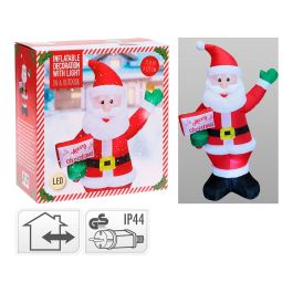 Basics Papa Noel Inflable con Luz LED para Exterior IP44, 75 x 50 x 125 cm, Poliéster Impermeable Precio: 41.98999959. SKU: B1GP5JR8T2