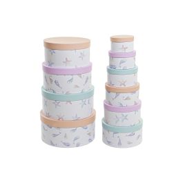 Caja Kids DKD Home Decor Azul Lila 37.5 x 18 x 37.5 cm Set de 10 Precio: 50.49999977. SKU: S3038829
