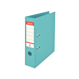 Esselte Archivador de Palanca Color Ice Polipropileno DIN A4 Lomo 82 mm Azul