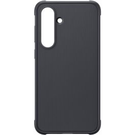 Samsung Funda Rugerizada para Galaxy S25 FE, Protección contra caídas e impactos, Microfibra y Silicona, Color Negro