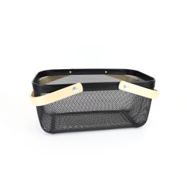 Cesta Organizadora Maison con Asa de Madera Doble - Confortime (6 Unidades) Cesta Organizadora Maison con Asa de Madera Doble - Confortime (6 Unidades)