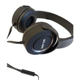 Elbe AU-812-NG Auriculares de Diadema con Micro Negro/Gris, Diseño Ergonómico, Almohadillas Suaves Elbe AU-812-NG Auriculares de Diadema con Micro Negro/Gris, Diseño Ergonómico, Almohadillas Suaves