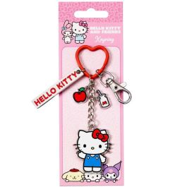 THE CARAT SHOP Llavero Hello Kitty con Clip y Anilla de Corazón, Aleación de Zinc Precio: 12.50000059. SKU: B18CN6TKDL