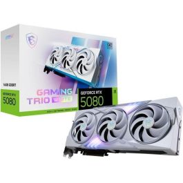 MSI Tarjeta Gráfica GAMING GeForce RTX 5080 16G TRIO OC BLANCA NVIDIA 16 GB GDDR7 Precio: 1520.4999997. SKU: B1DB8GFP45