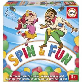 EDUCA EDU8412668201705 Spin & Fun - Juego de equilibrio para agilidad y equilibrio - De 2 a 4 jugadores - A partir de 5 años