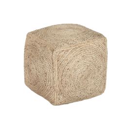 DKD Home Decor Reposapiés Puf Otomana Boho de Yute Natural 50x50x50 cm Hecho a Mano - Juego de 2 Unidades Precio: 148.50000033. SKU: B13DLDEBWX