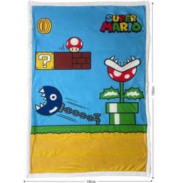 Mario Bros MAR3700891701839 - Cuadro decorativo, diseño Mario Bros, 130 x 180 cm