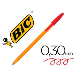 Bic Bolígrafo Naranja Original Fine Rojo Caja 20 Ud