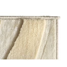 DKD Home Decor Alfombra Urban de Poliéster Antideslizante Beige 175 x 75 cm (2 Unidades)