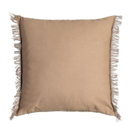 Cojín Marrón Algodón-Poliéster 60 X 60 cm
