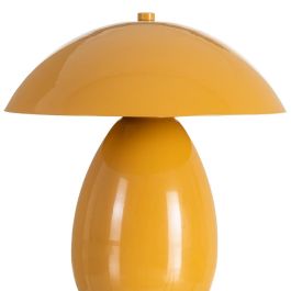 Lámpara Mesa Mostaza Metal 24 X 24 X 25,50 cm