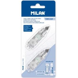 Milan Recambio cinta correctora cilíndrica y extensión 5mmx6m -blíster 2u- Precio: 1.9499997. SKU: B1JT86XG8A