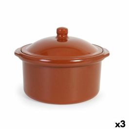 Olla con Tapa Azofra Barro cocido 30,5 x 28 x 21 cm (3 Unidades) Precio: 47.49999958. SKU: B1565Y5G2K