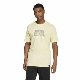 Camiseta de Manga Corta Hombre Adidas Codes Bos Graphic Amarillo