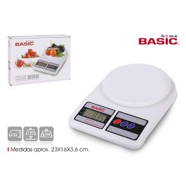 Basic Home Báscula Cocina Digital 7 kg, 18.5 x 24.5 cm (6 Unidades) Precio: 28.78999948. SKU: S2209876
