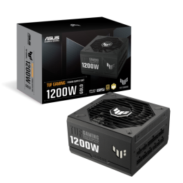 ASUS Fuente de Alimentación TUF GAMING 1200W Gold 80 Plus Gold ATX Modular Negro 90YE00S0-B0NA00