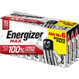 Energizer E303513204 Pilas Alcalinas MAX AAA (LR03) 1.5V - Caja de 24 Unidades para Dispositivos Cotidianos Precio: 20.59000009. SKU: B1FR6BNLMP