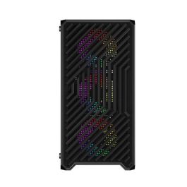 Keep Out XC-220 Glass Caja PC Gaming Negro, Compatible con Micro-ATX, Vidrio Templado ARGB, 330mm GPU, 165mm CPU Cooler