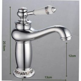 ROUSSEAU Mezclador monomando de lavabo MARPLE cromo ROUSSEAU Mezclador monomando de lavabo MARPLE cromo