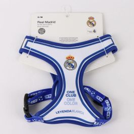 Real Madrid Arnés para Perros Talla S-M Color Azul