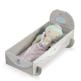 Muñeca ocean fantasy con cuerpo blando. estuche convertible en cuna 36cm