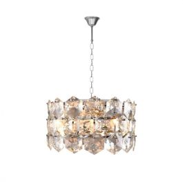 MLP-5989 Lámpara Colgante Austin de Metal y Cristal 6xE14, Sin Bombilla Precio: 156.88999997. SKU: B1K8NRP9EE