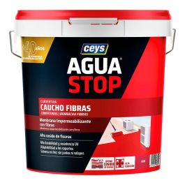 Ceys Aguastop Caucho Fibras Impermeabilizante Rojo 20 kg Precio: 118.94999985. SKU: S7911546