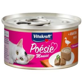 Vitakraft Poésie Mousse Pato Lata 12x85gr Alimento Húmedo Gatos Premium Sin Azúcar Precio: 16.4681. SKU: B1FCC5TBFA