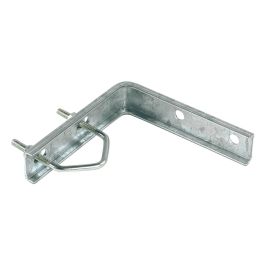 Televes Soporte en Escuadra 128mm Zinc+RPR para Mástil en Pared de Acero Galvanizado