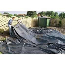 Ubbink Lona de PVC Precortada para Estanque de Jardín 0,5 mm de Grosor 7x6 m - 10 Años de Garantía, Resistente a Heladas y UV
