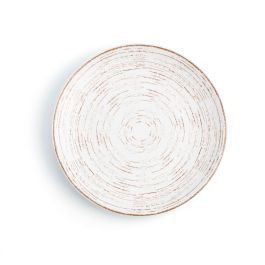 Ariane Plato Llano Porcelana Tornado White 18 cm - Pack 12 Unidades Reforzado, Apilable, Apto Lavavajillas, Horno y Microondas