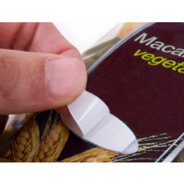 Liderpapel Velcro Autoadhesivo Ovalado Blanco 35x12 mm Blister 18 Unidades Manualidades