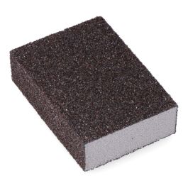 Taco abrasivo profesional grano grueso para decapado de pintura, nivelado de madera y metal