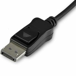 Adaptador USB C a DisplayPort Startech CDP2DP141MB Negro 1 m Adaptador USB C a DisplayPort Startech CDP2DP141MB Negro 1 m