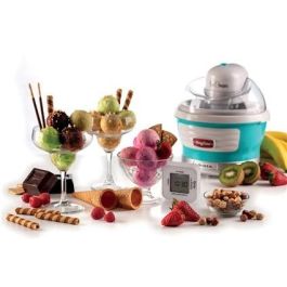 Ariete 643/01 Heladera Eléctrica Party Time Azul 1.5L para Hacer Helados Caseros