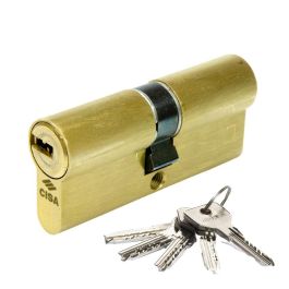 Cisa Cilindro asix 30x30mm latonado leva corta 1.0e300.07.0.00sz.c5, sistema de 6 pitones, 5 llaves Precio: 24.78999963. SKU: S7919464