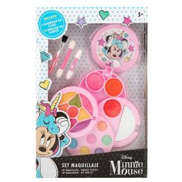 DISNEY Set de Maquillaje Minnie: 6 Sombras de Ojos y 12 Brillos de Labios, +5 años