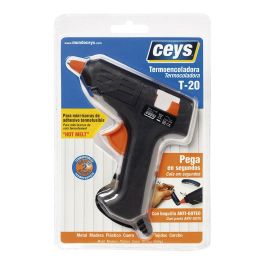 Ceys T-20 Pistola Termofusible Mini para Barras Adhesivo Caliente Ø8mm con Boquilla Antigoteo Ceys T-20 Pistola Termofusible Mini para Barras Adhesivo Caliente Ø8mm con Boquilla Antigoteo Precio: 19.49999942. SKU: B19VDD87JJ