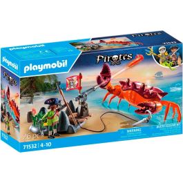 Playmobil 71532 Batalla del Cangrejo Gigante Pirates Set de Juego - Incluye Pirata con Cañón, Cangrejo con Pinza Moviéndose, Aventura para Niños +4 años Precio: 24.50000014. SKU: B1DG5L6GJH