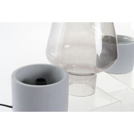 DKD Home Decor Lámpara de Sobremesa Urban. Set de 2 Unidades de Cemento y Cristal. Colores Gris Claro y Oscuro. E14 25W, 20x29x20 cm. DKD Home Decor Lámpara de Sobremesa Urban. Set de 2 Unidades de Cemento y Cristal. Colores Gris Claro y Oscuro. E14 25W, 20x29x20 cm.