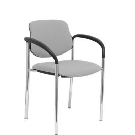 Silla Piqueras Y Crespo Villalgordo Confidente Brazos Fijos Chasis Cromo Asiento Y Respaldo Tapizados Bali Gris Precio: 165.89000054. SKU: S5703357