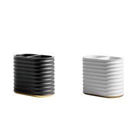 DKD Home Decor Vaso Glam de Resina, Blanco y Negro, Juego de 4 Unidades, Medidas 7.5 x 11 x 13.5 cm, Apto para Lavavajillas Precio: 17.7507. SKU: B1GLQS2227