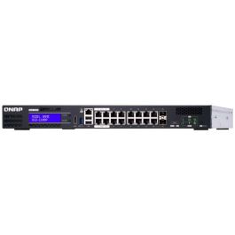 QNAP QGD-1600P Switch PoE Gestionado Gigabit Ethernet 16+4 Puertos Montaje en Rack 1U