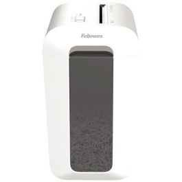 Fellowes Destructora LX65, partículas P-4, 10 hojas, destruye grapas, clips y tarjetas, papelera 22L, uso personal oficina