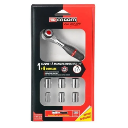 Facom Composición de sujeción 3/8 con trinquete de 360° Precio: 124.58999982. SKU: B1FSFJE5BJ