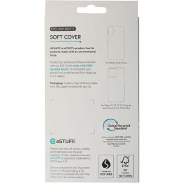 eSTUFF iPhone 16 INFINITE VIENNA TPU Cover - Black - 100% recycled plastic eSTUFF iPhone 16 INFINITE VIENNA TPU Cover - Black - 100% recycled plastic