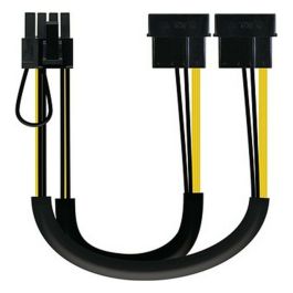 Nanocable 10.19.1201 Cable Alimentación Tarjeta Gráfica PCI-e 6+2 PIN (8 Pin) a 2x Molex Macho 20cm