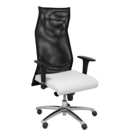 Sillon Piqueras Y Crespo Sahuco Direccion Uso Intensivo (8H) Brazos Regulables Mecanismo Sincro Respaldo Malla Transpirable Negro Y Asiento Tapizado Similpiel Blanco Precio: 522.50000022. SKU: S5703793