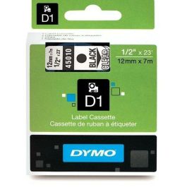 Cinta Laminada para Rotuladoras Dymo D1 45010 12 mm LabelManager™ Transparente Negro (5 Unidades) Cinta Laminada para Rotuladoras Dymo D1 45010 12 mm LabelManager™ Transparente Negro (5 Unidades)